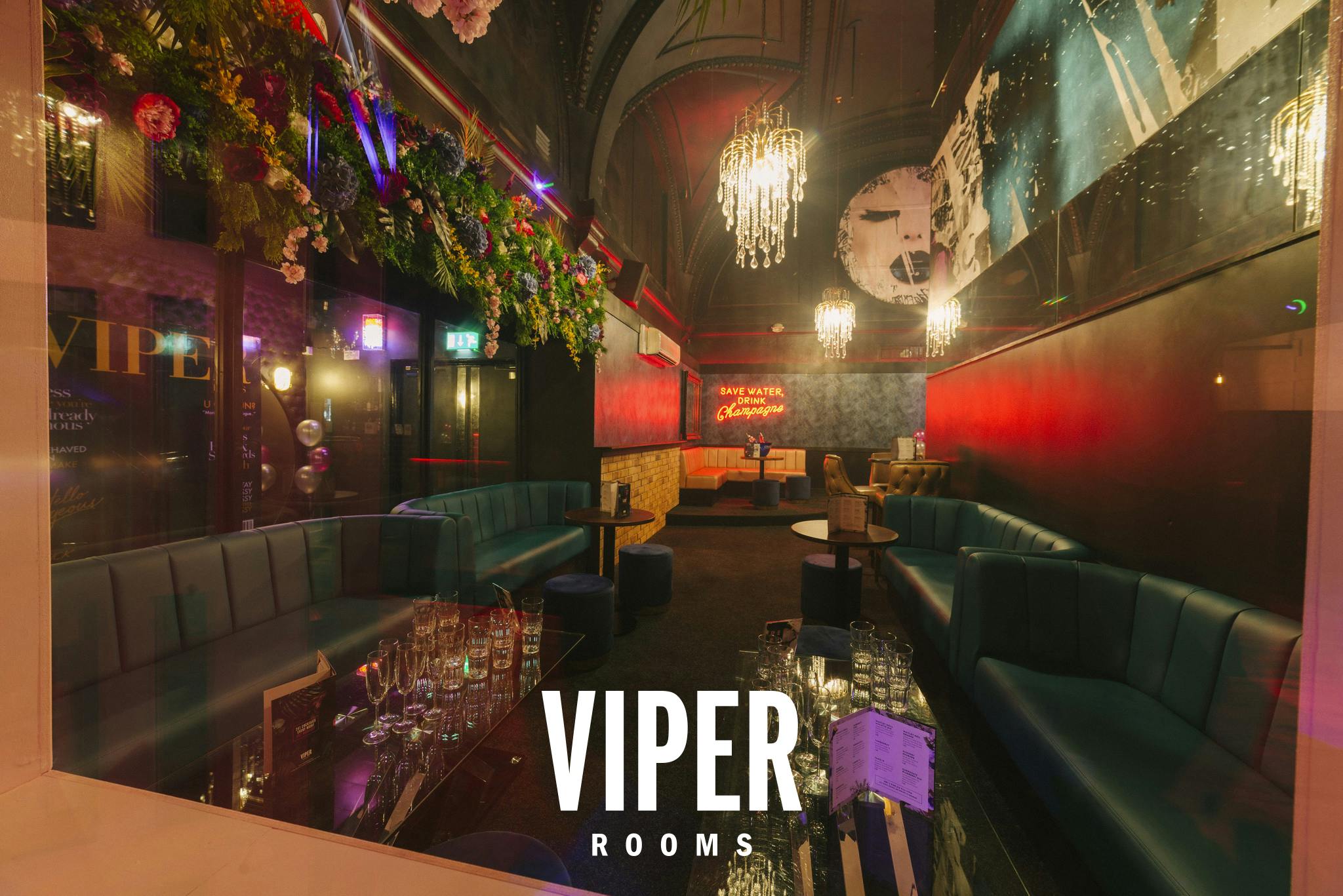 Viper Rooms Harrogate: elegant event space with plush seating for upscale gatherings.