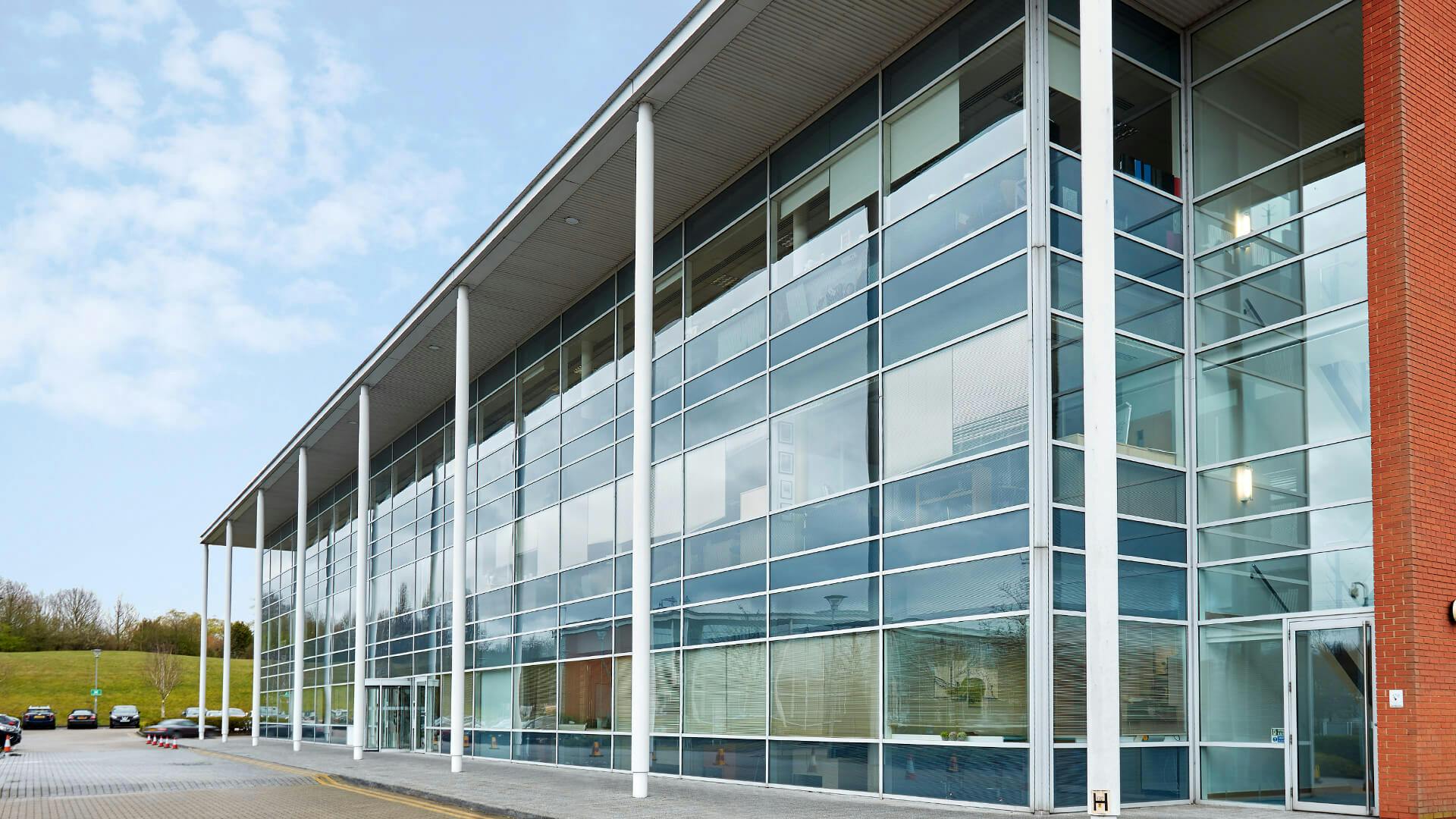 Brahms in Catalyst House: modern glass venue for corporate meetings and creative workshops.