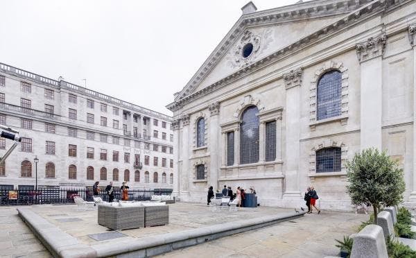 Courtyard at St Martin-in-the-Fields, ideal for outdoor events and gatherings.