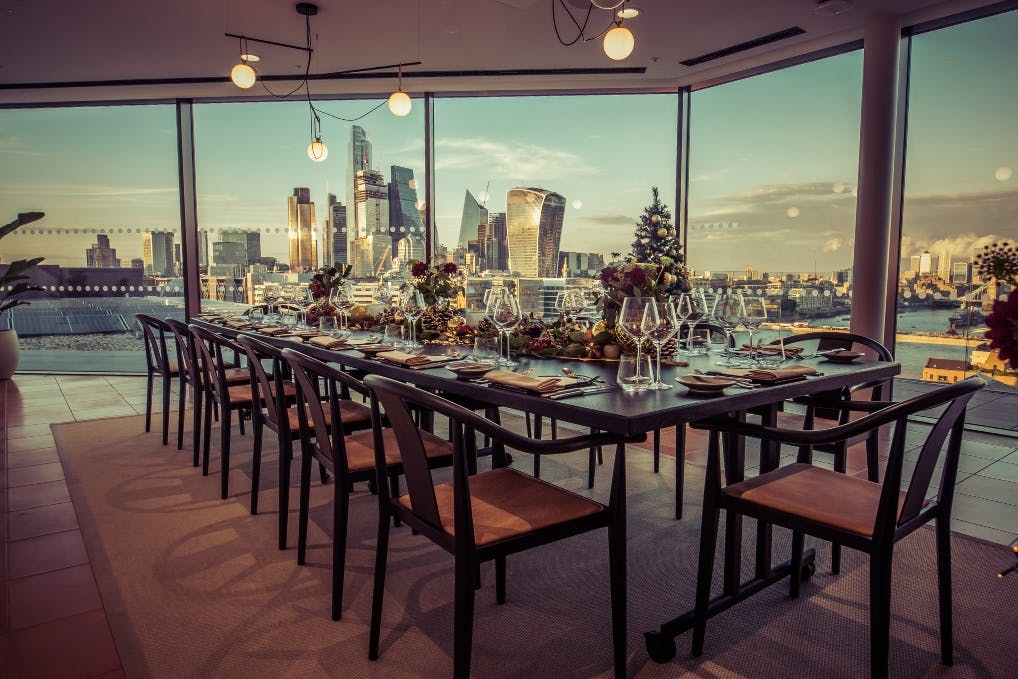 Elegant dining table in Private Dining Room North, perfect for upscale events and gatherings.