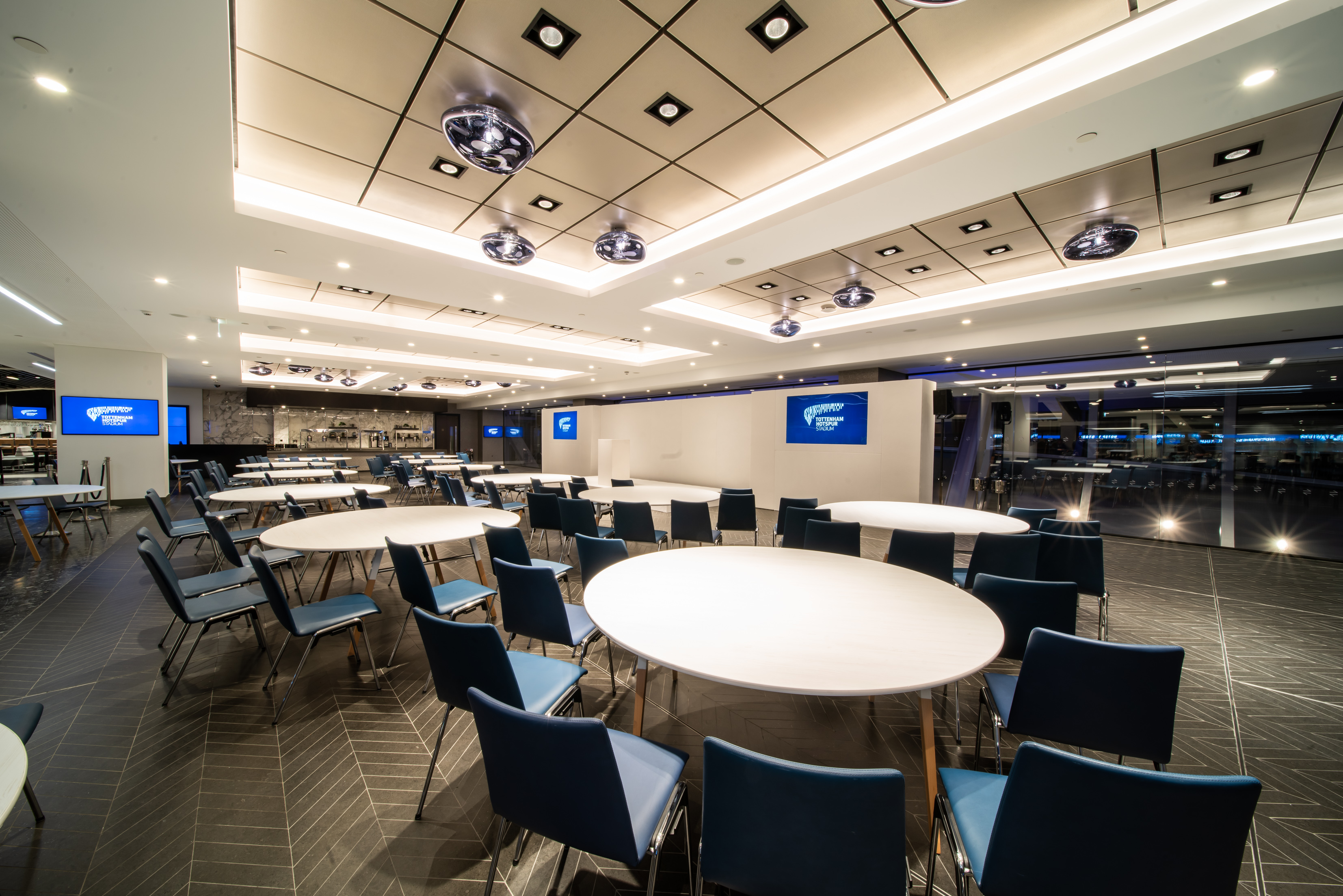 Spacious East Quarter Level Two venue at Tottenham Hotspur Stadium for events. - Banner