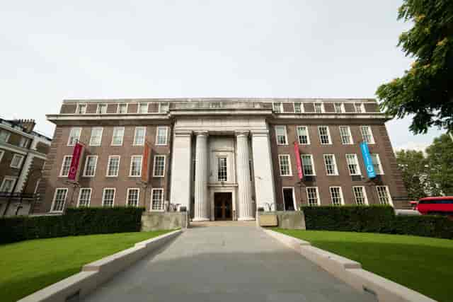 Marjorie Sykes at Friends House, a grand venue for corporate events and meetings.