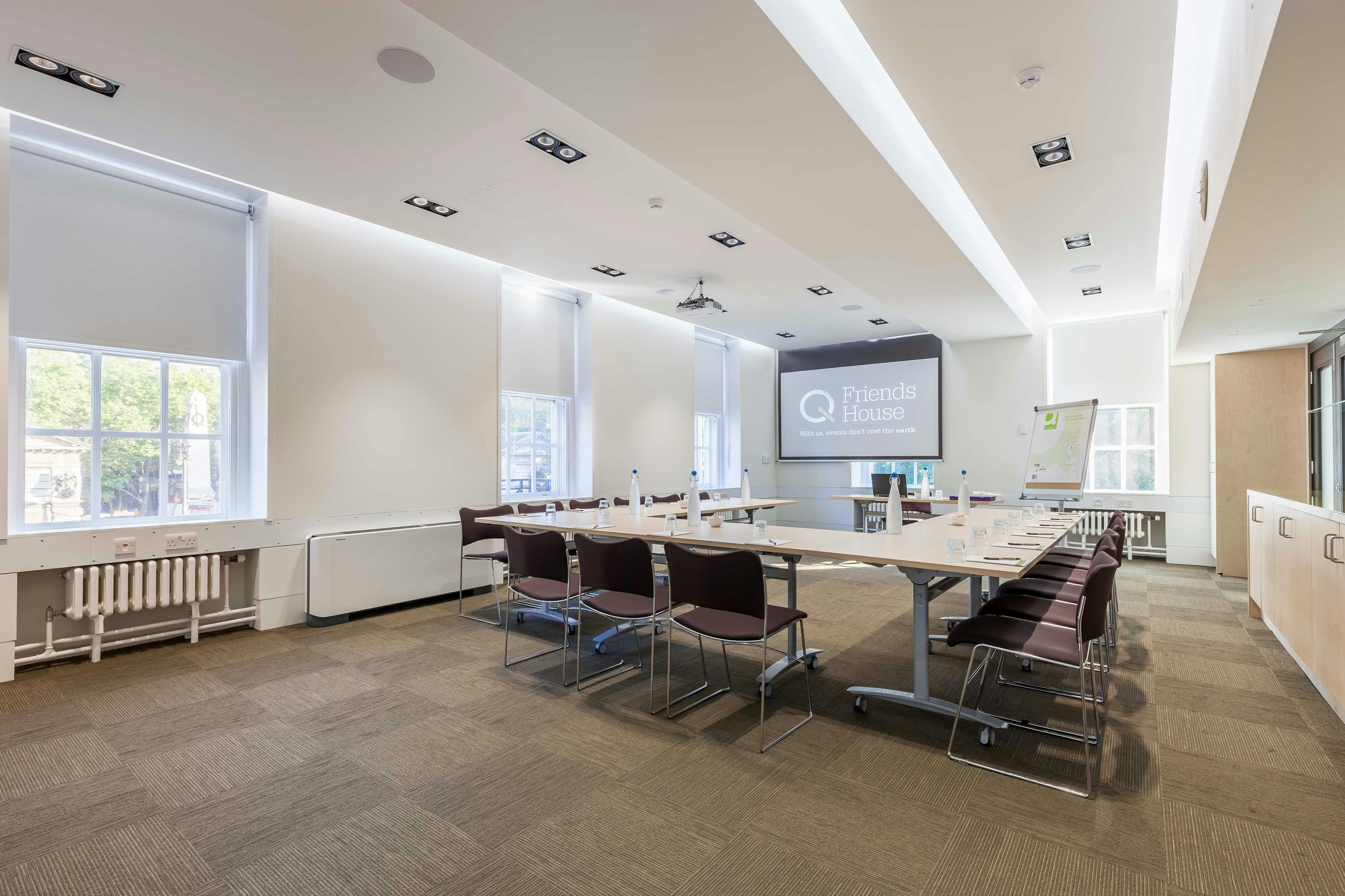 Marjorie Sykes in a modern meeting room, ideal for professional gatherings and events.