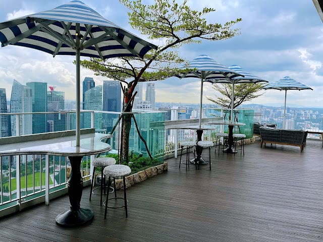 "Elegant rooftop bar at Lavo Italian Restaurant, perfect for networking events and cocktail receptions."