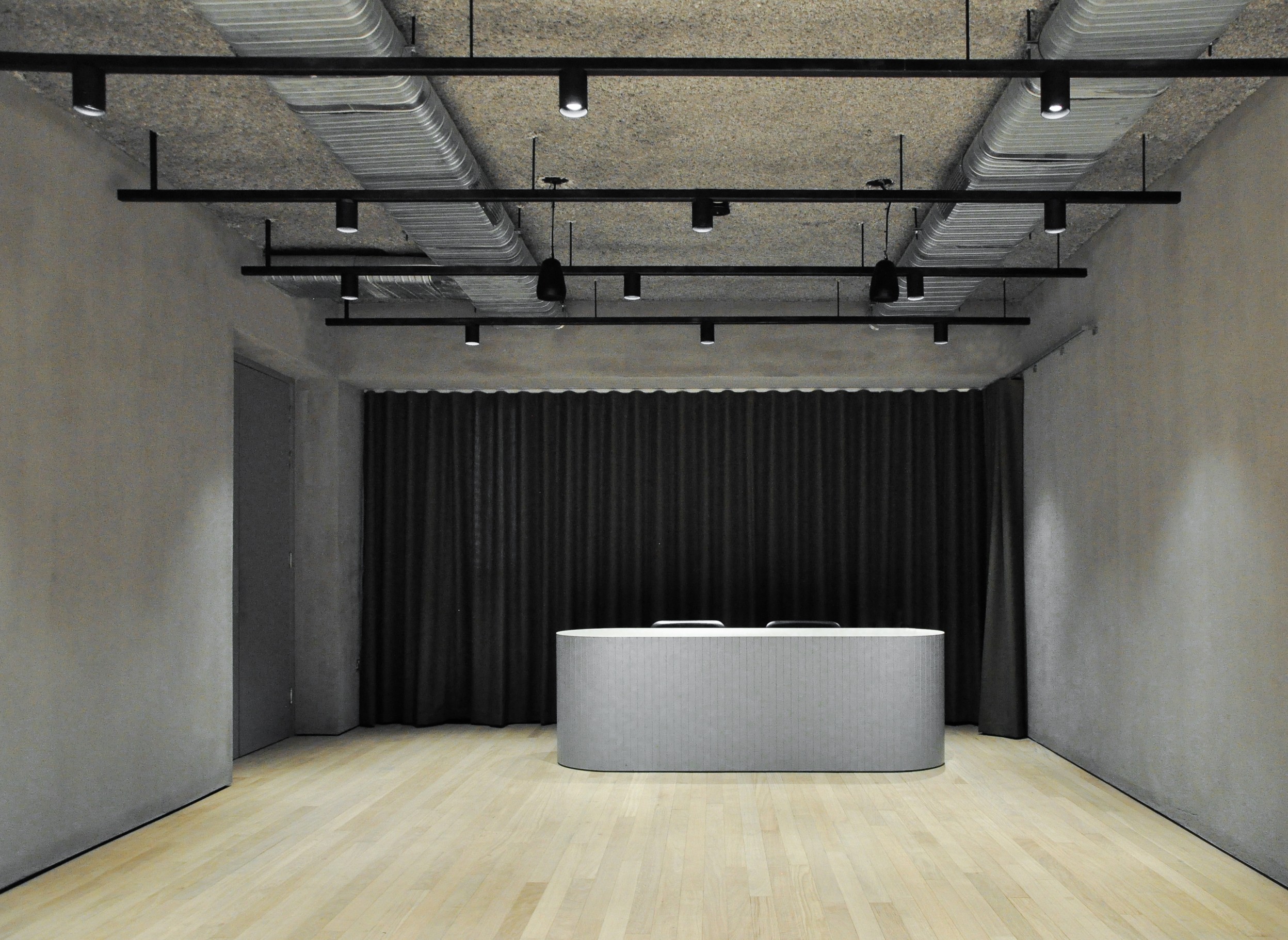 Sleek reception area at No.9 Cork Street, perfect for modern events and gatherings. - Banner