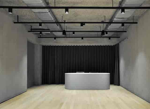 Sleek reception area at No.9 Cork Street, perfect for modern events and gatherings.