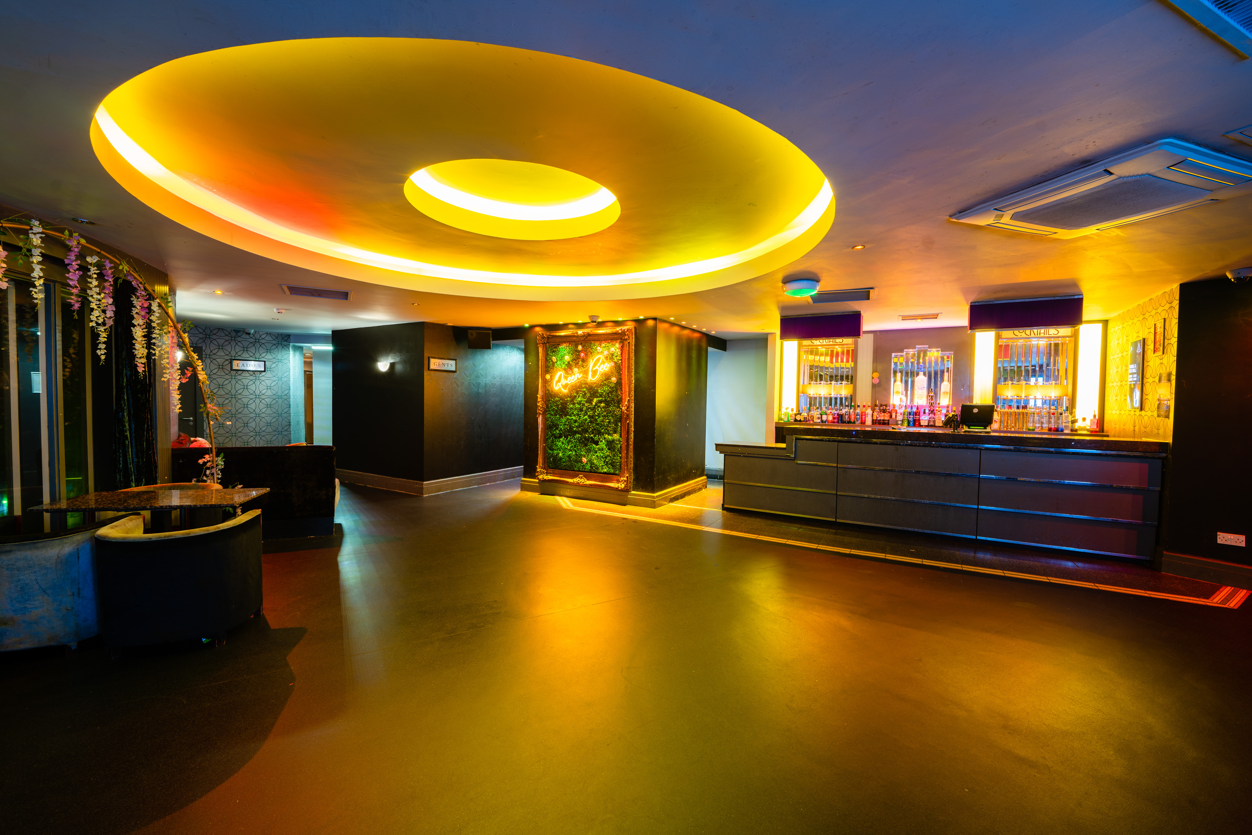 CÎROC at Pryzm Brighton: modern venue with ambient lighting for events and gatherings. - Banner