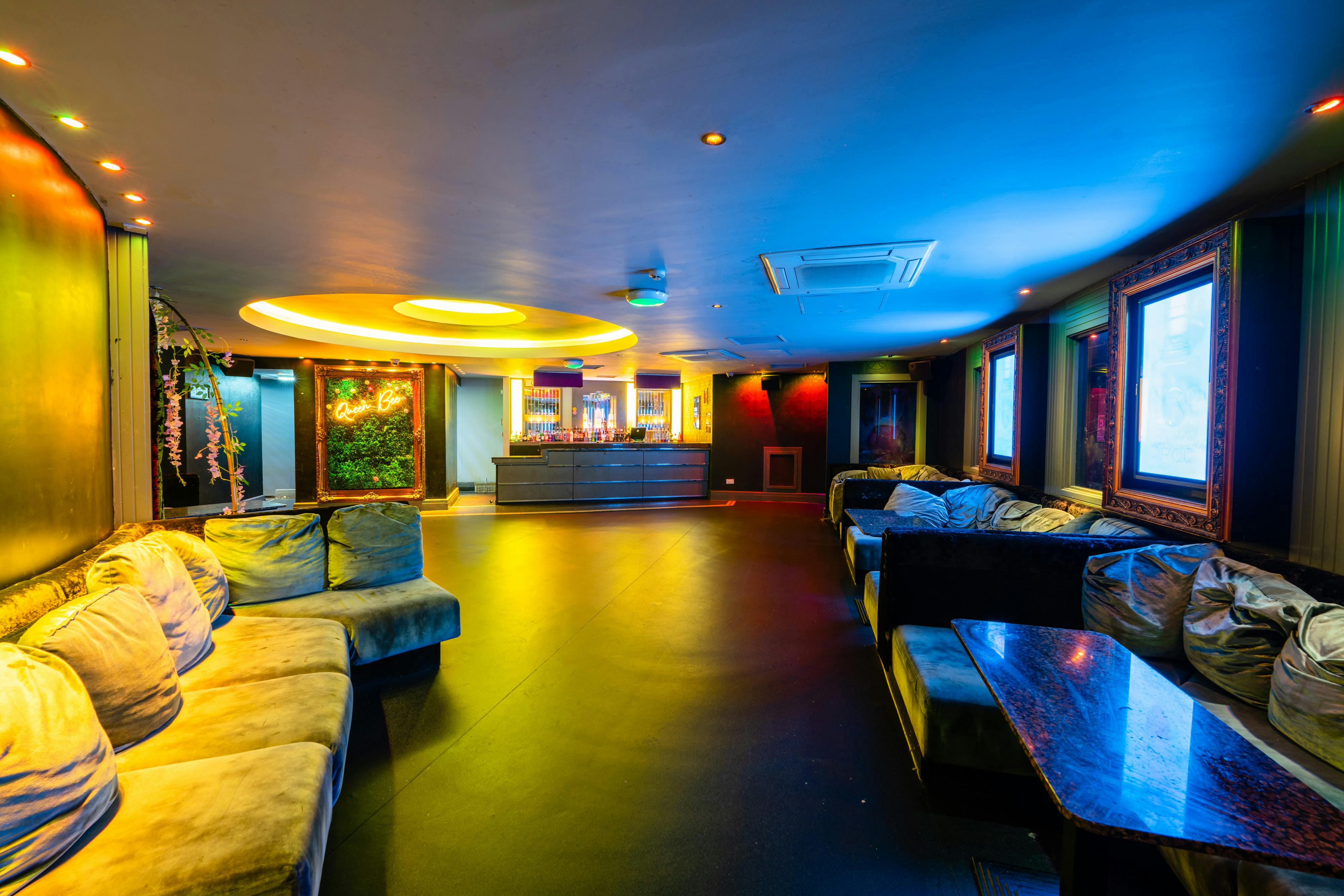 CÎROC event space in Pryzm Brighton with ambient lighting, ideal for networking and celebrations.