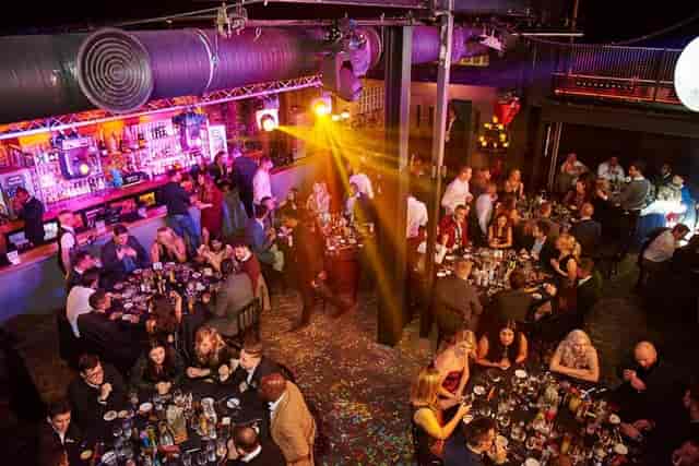 Vibrant event space at The Ground Floor, Egg LDN, perfect for networking and celebrations.