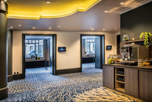 Brussels Ballroom 2 at Renaissance Brussels Hotel, elegant meeting space for corporate events.