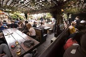 Cocktail Lounge at The Lock Tavern: semi-private outdoor venue for networking and team building.