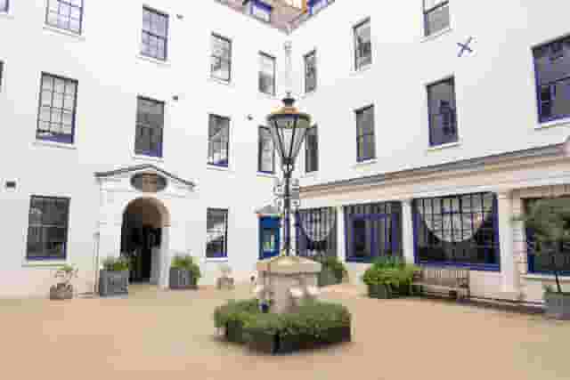 Courtyard and Champagne Bar
