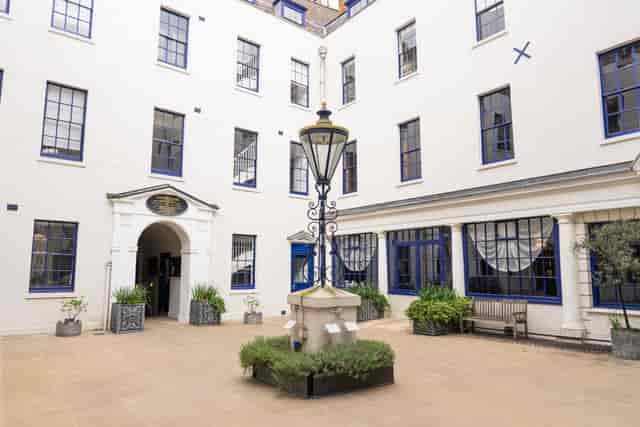 Courtyard and Champagne Bar