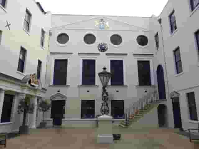 Courtyard and Champagne Bar