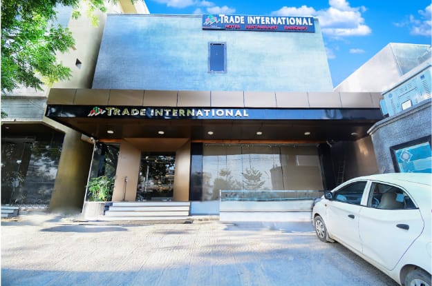 Modern Banquet Hall exterior at The Trade International, perfect for corporate events.
