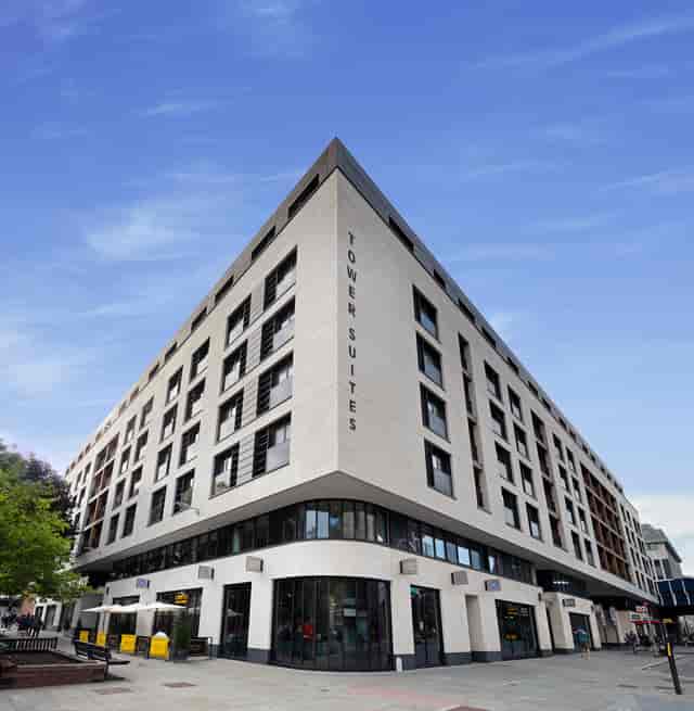 Modern Thames Suite venue with large windows, ideal for corporate meetings and events.
