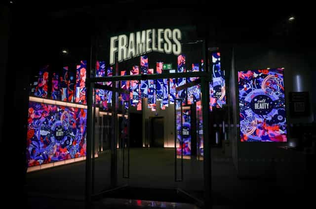 Frameless LED event: immersive brand launch, product showcase