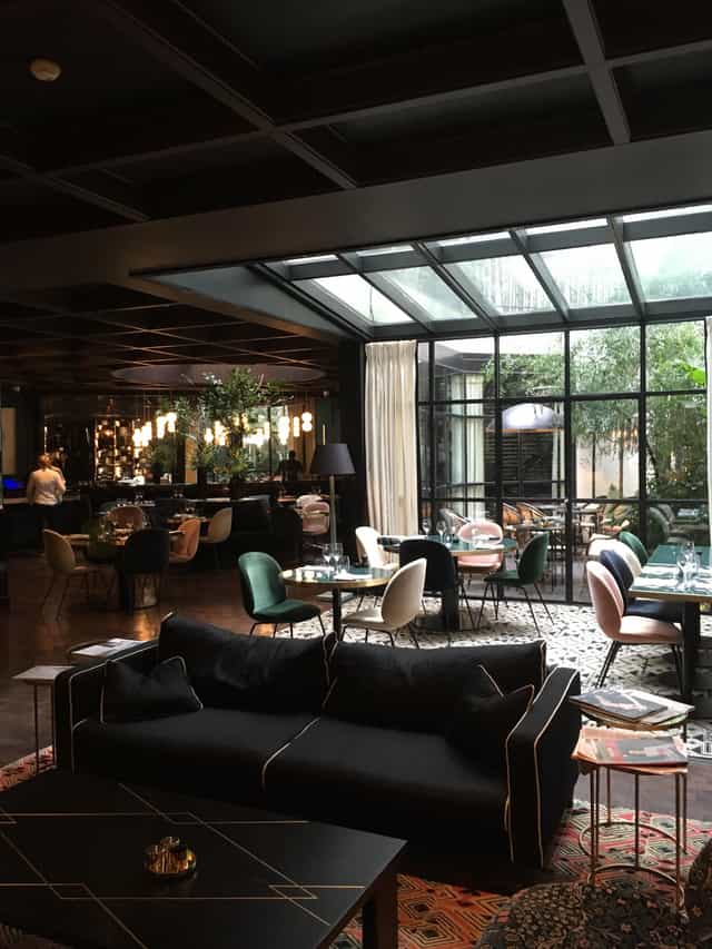 Stylish Le Roch Hotel restaurant, perfect for intimate events and meetings.