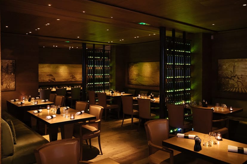 Sophisticated dining space at Bourgogne, ideal for corporate dinners and intimate gatherings.