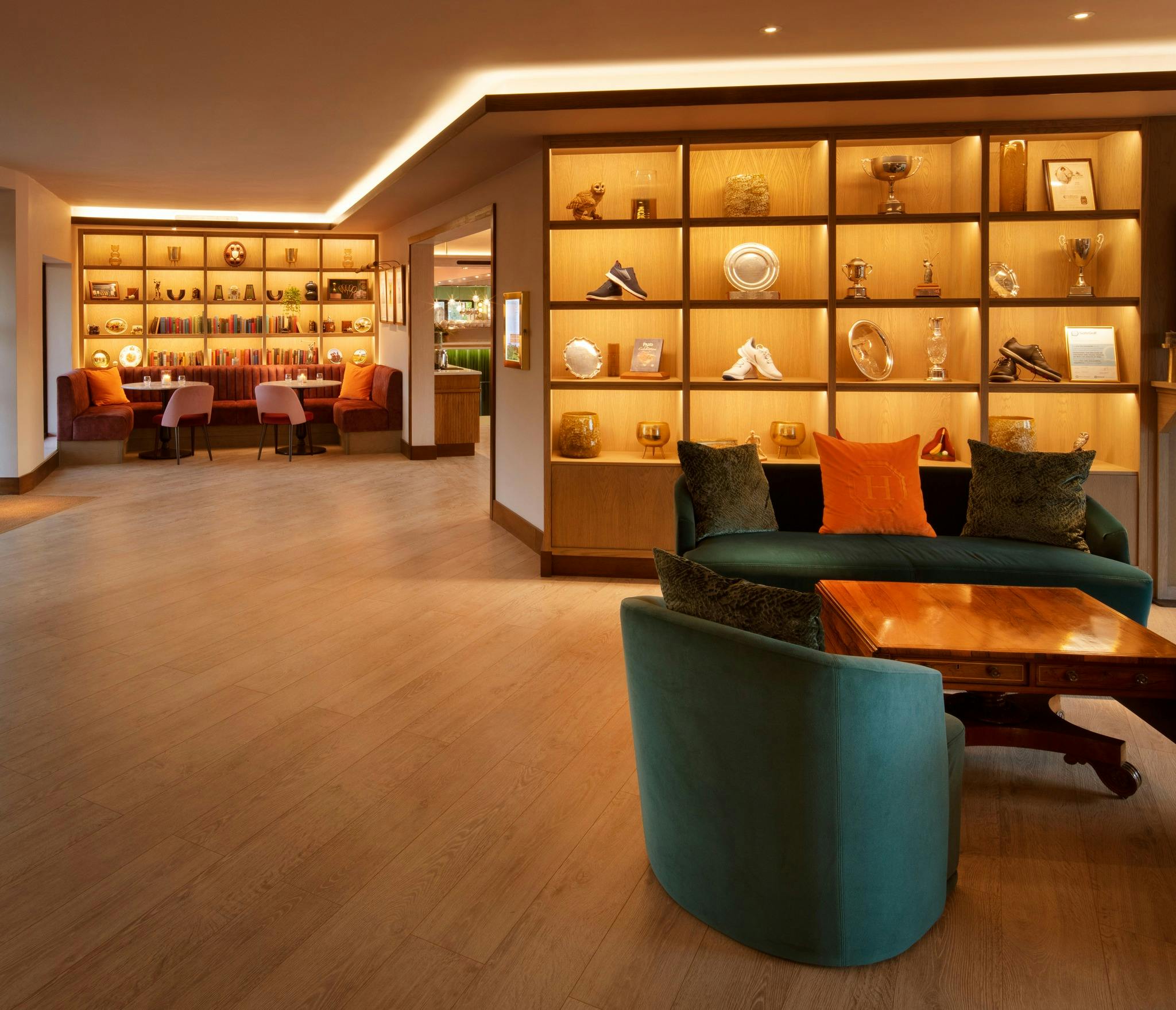 Cozy event space at Hamptworth Golf Club, perfect for meetings and networking.