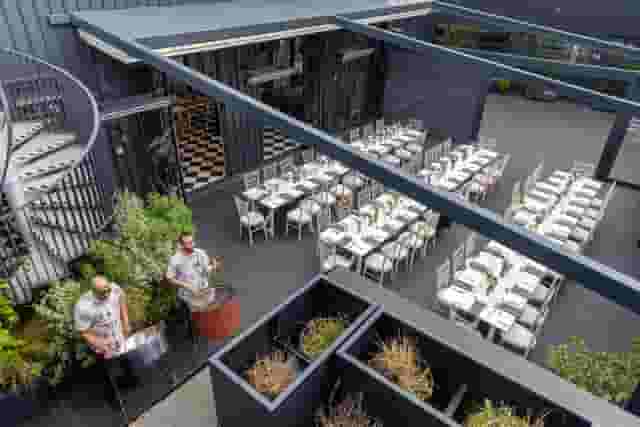 The Dining Room & Courtyard