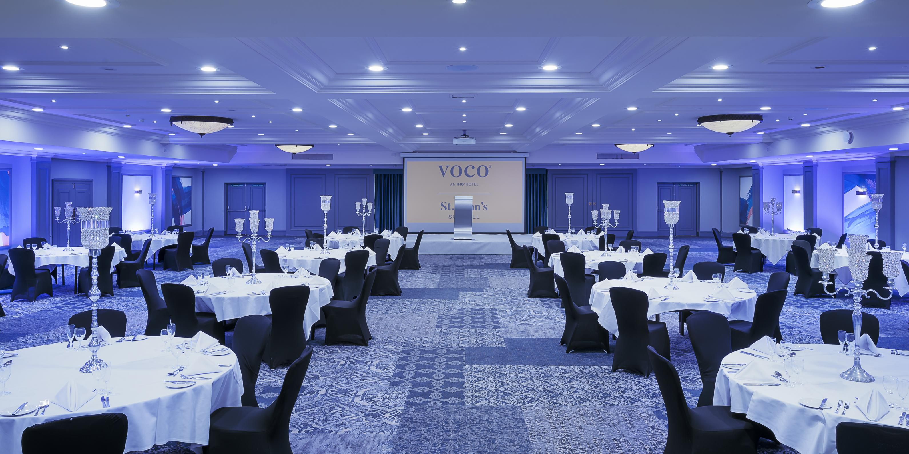 Elegant event space at St. John's Solihull, perfect for conferences and gala events.