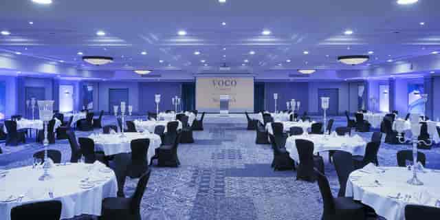 Elegant event space at St. John's Solihull, perfect for conferences and gala events.