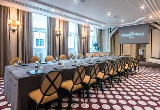 The Chapel meeting room at Gainsborough Bath Spa, ideal for corporate workshops.