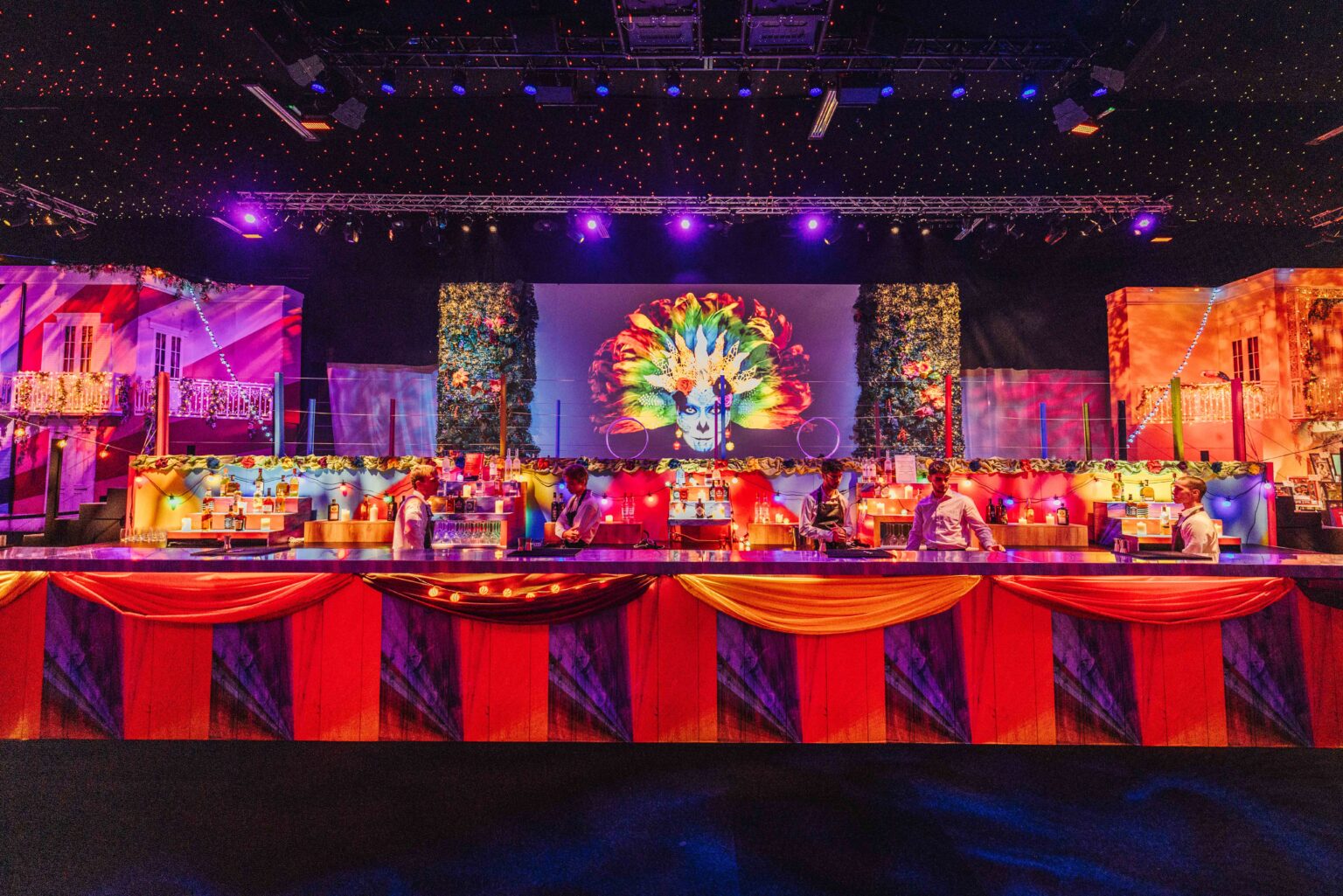 London Christmas Party Stage Bar