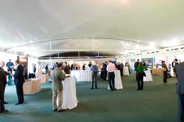 Nursery Pavilion at Lord's Cricket Ground, spacious venue for networking events.