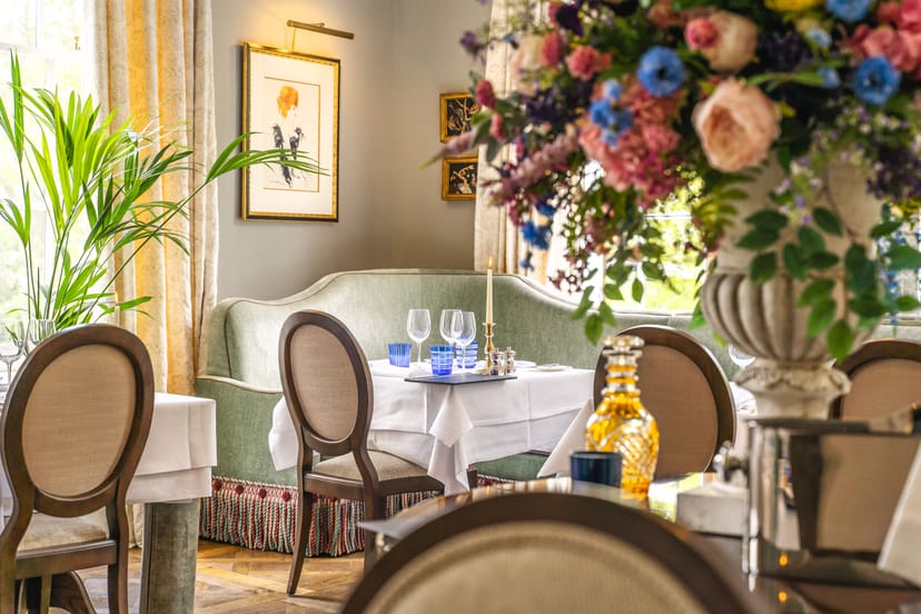 Elegant dining space at No. Fifty Cheyne, perfect for upscale events and private dinners.