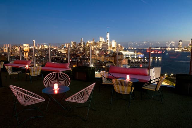 The Top of the Standard and Le Bain