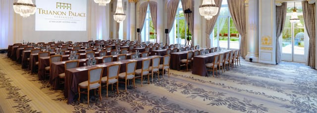 Clemenceau conference room at Waldorf Astoria Versailles, ideal for corporate events and seminars.