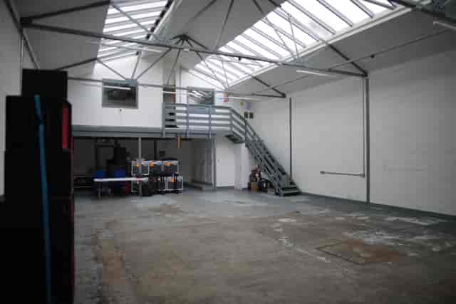 Bright event space with high ceilings in North-East London, perfect for workshops and receptions.