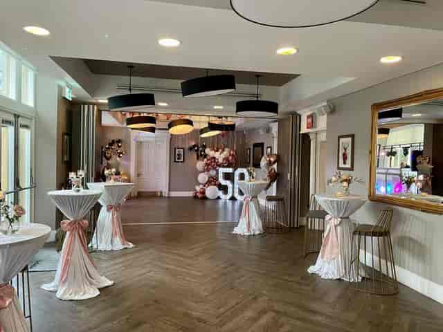 Elegant event space at Oddfellows On The Park, ideal for celebrations and networking.