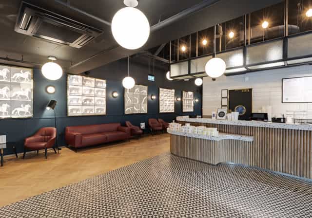 Curzon Kingston cinema lobby with stylish seating, perfect for events and gatherings.
