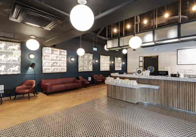 Curzon Kingston cinema lobby with stylish seating, perfect for events and networking.