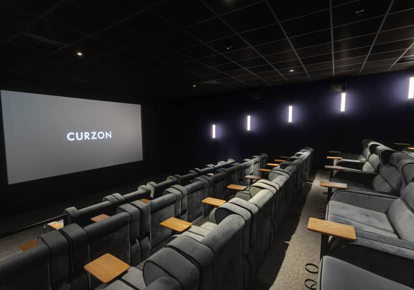 Curzon Kingston cinema screen with plush seating for private screenings and events.