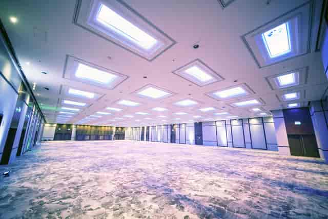 Richmond Suite at Hilton London Metropole, spacious event venue with natural light.