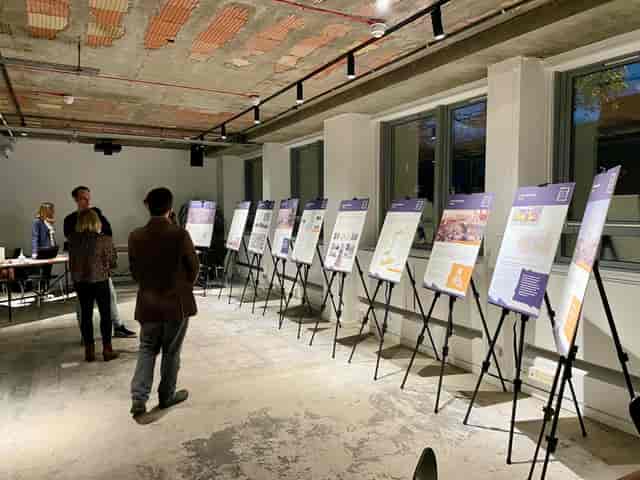 FACTORY 15 Event Space in Barking, featuring an open layout for exhibitions and networking.