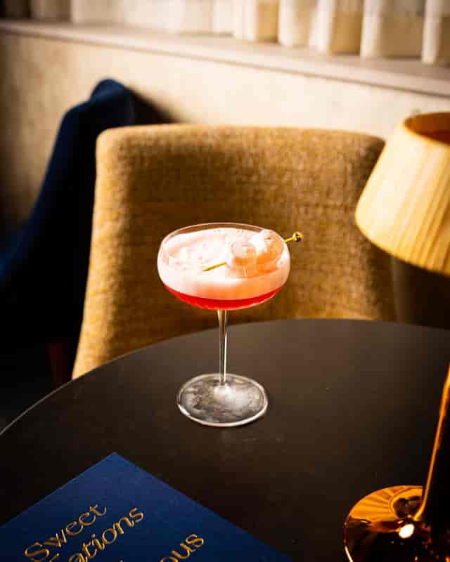 Elegant cocktail at Found Bar + Restaurant, perfect for networking events and celebrations.
