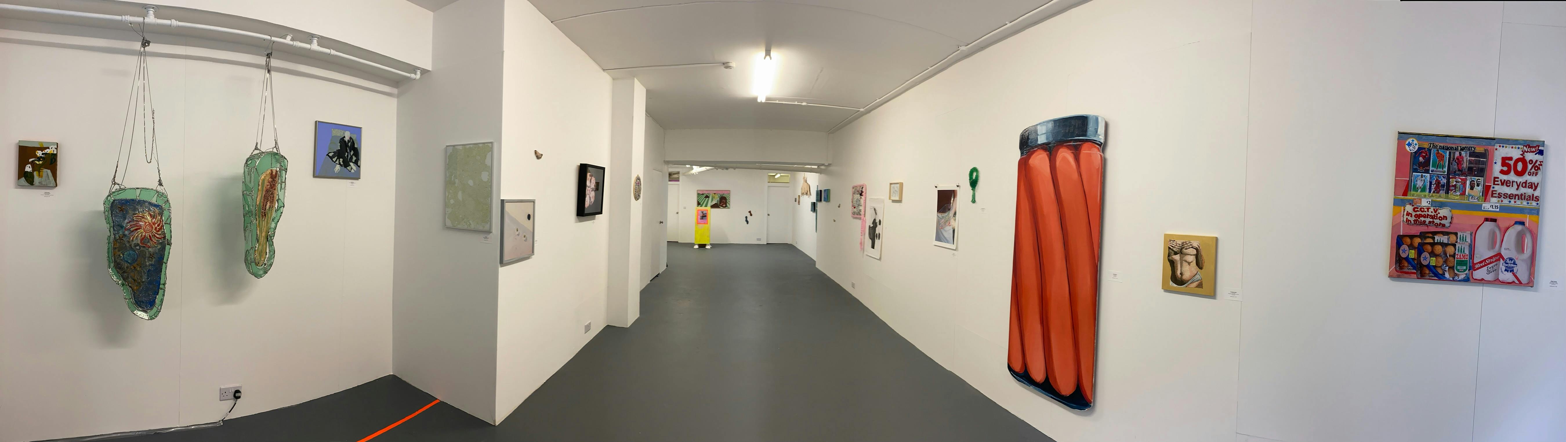 Large Gallery Room at B. T. Batsford Gallery, minimalist space for art exhibitions and workshops.