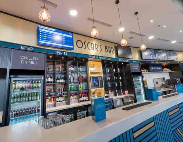 Foyer & Oscar's bar at ODEON Luxe Birmingham, modern design for events and networking.
