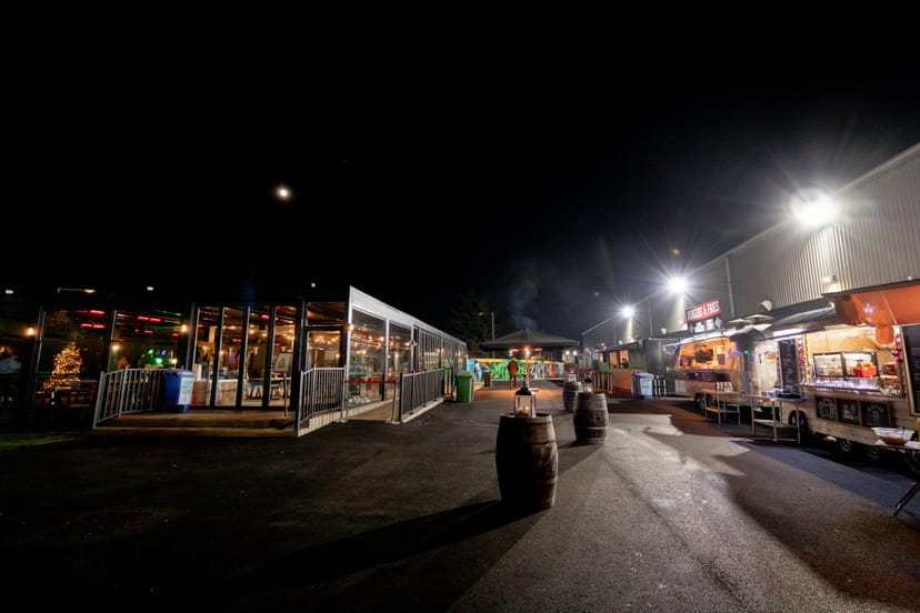 Vibrant outdoor event space at The Twickenham Stoop Stadium, ideal for gatherings and networking.