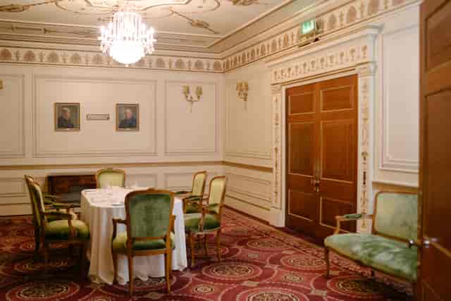 Mott Room Plaisterers Hall formal dining elegant event
