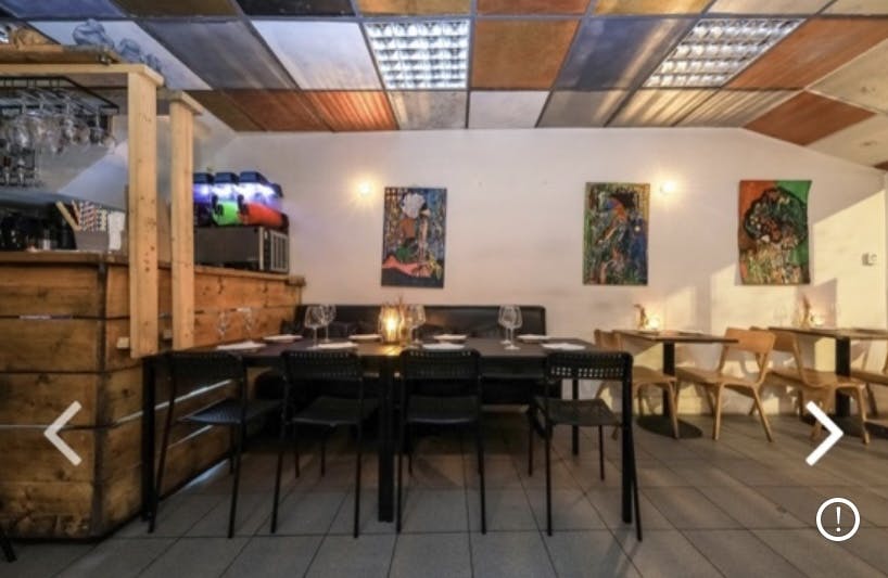 Stylish dining space at The Dalston Lounge, perfect for private events and networking.