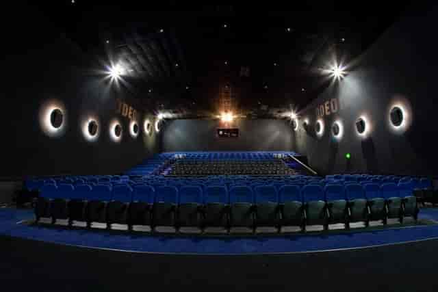 Spacious ODEON Trafford Centre auditorium with tiered seating for events and presentations.