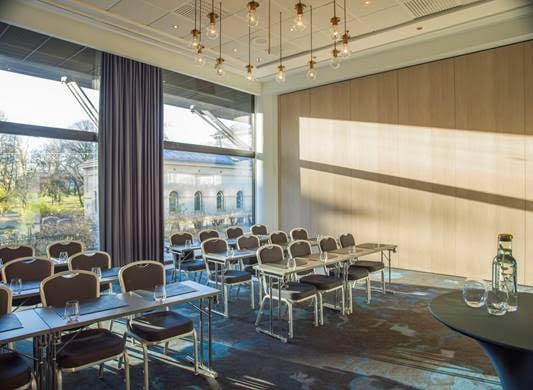 Telemark meeting room at Radisson Blu: modern, well-lit space for workshops and presentations.