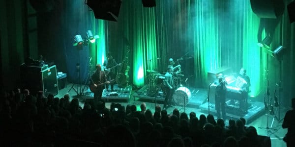 Dynamic live performance in Lille sal, Oslo Konserthus with vibrant stage lighting.