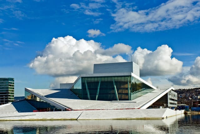 Oslo Opera House conference room, modern design, ideal for meetings and events.